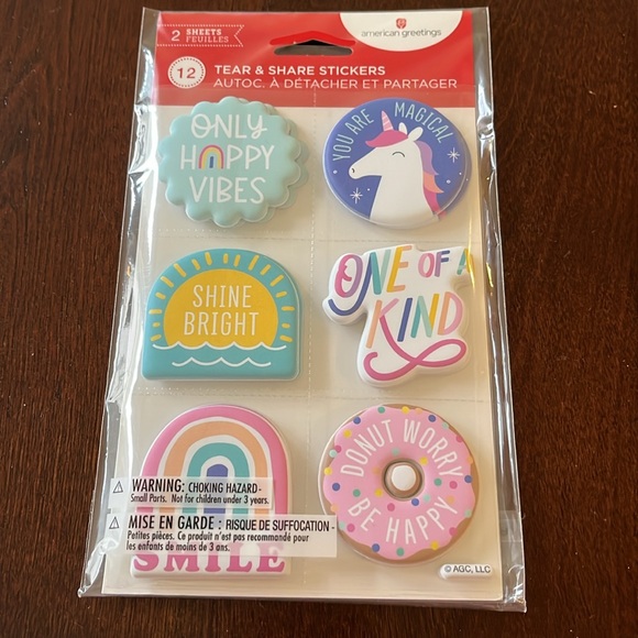 4 Packs of American Greetings Stickers, NWT - Picture 5 of 5